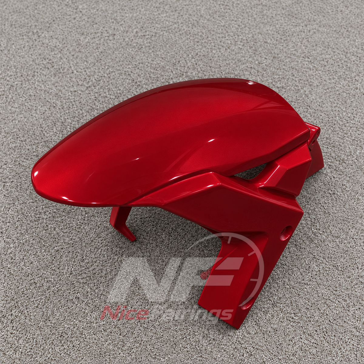 Fairings Kit Fits 2026-2027 KAWASAKI ZX10R - Replacement ABS Plastic - Red | NiceFairings - rear angle image