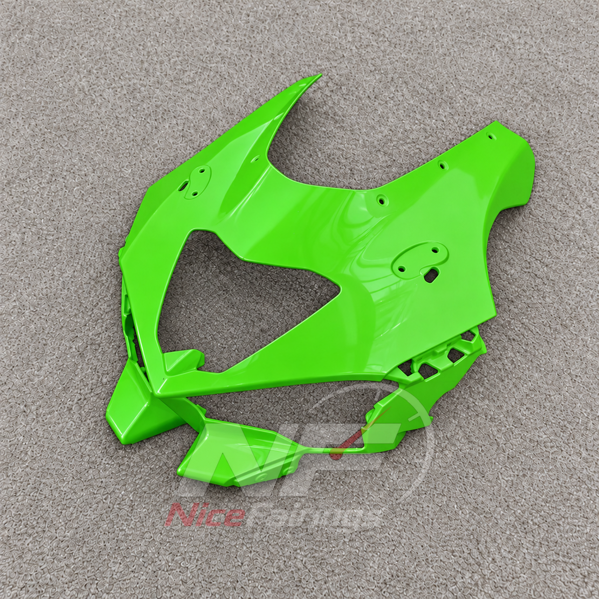 Custom Fairings Fit 2026-2027 KAWASAKI ZX10R - ABS Plastic Fairings - Lime Green | NiceFairings - additional angle image