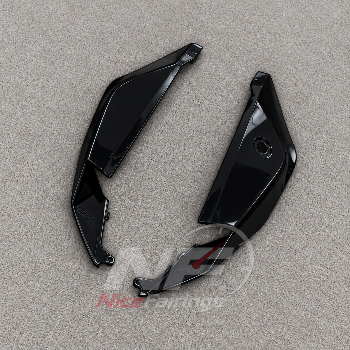 Sportbike Fairing Kit Fits 2026-2027 KAWASAKI ZX10R - Motorcycle ABS Bodywork - Black | NiceFairings - rear angle image
