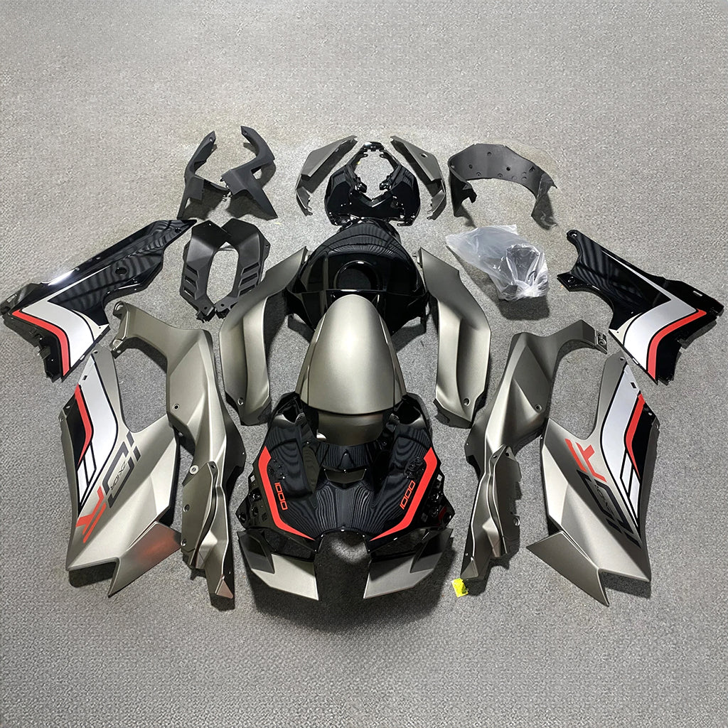 For Kawasaki ZX10R 2021-2026 Set Heatshield Included Aftermarket Custom Color Fairings Kit | NiceFairings - paint design NO.7 option image