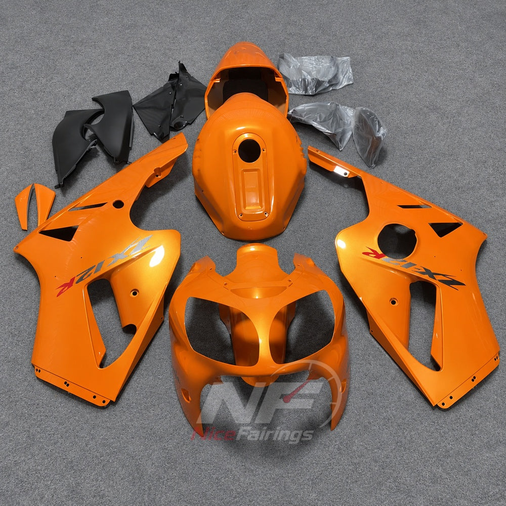 Aftermarket Fairing Kit Fits 2000-2001 KAWASAKI Ninja ZX-12R - ABS Plastic Bodywork - Orange Black | NiceFairings - main product image