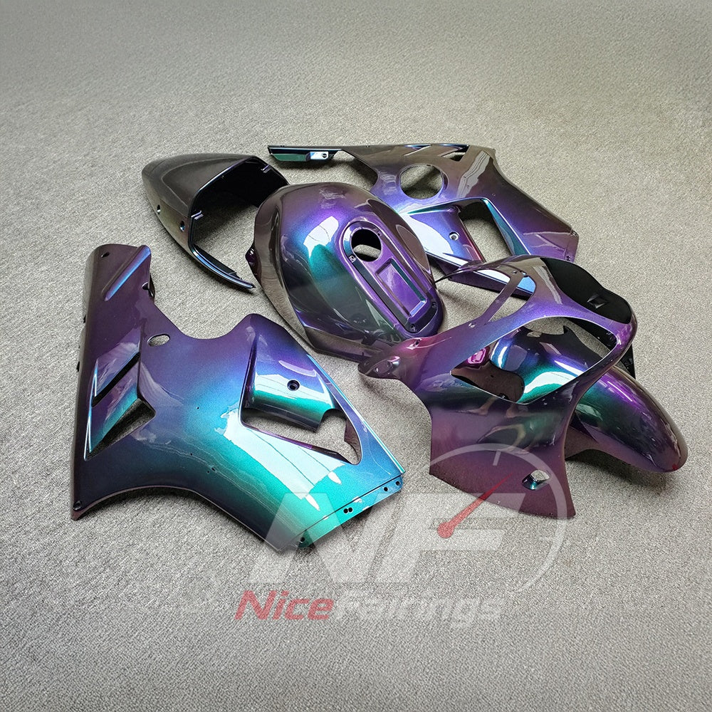 Replacement Fairings Fit 2000-2001 KAWASAKI Ninja ZX-12R - ABS Plastic Bodywork - Purple Blue Shift | NiceFairings - front angle image