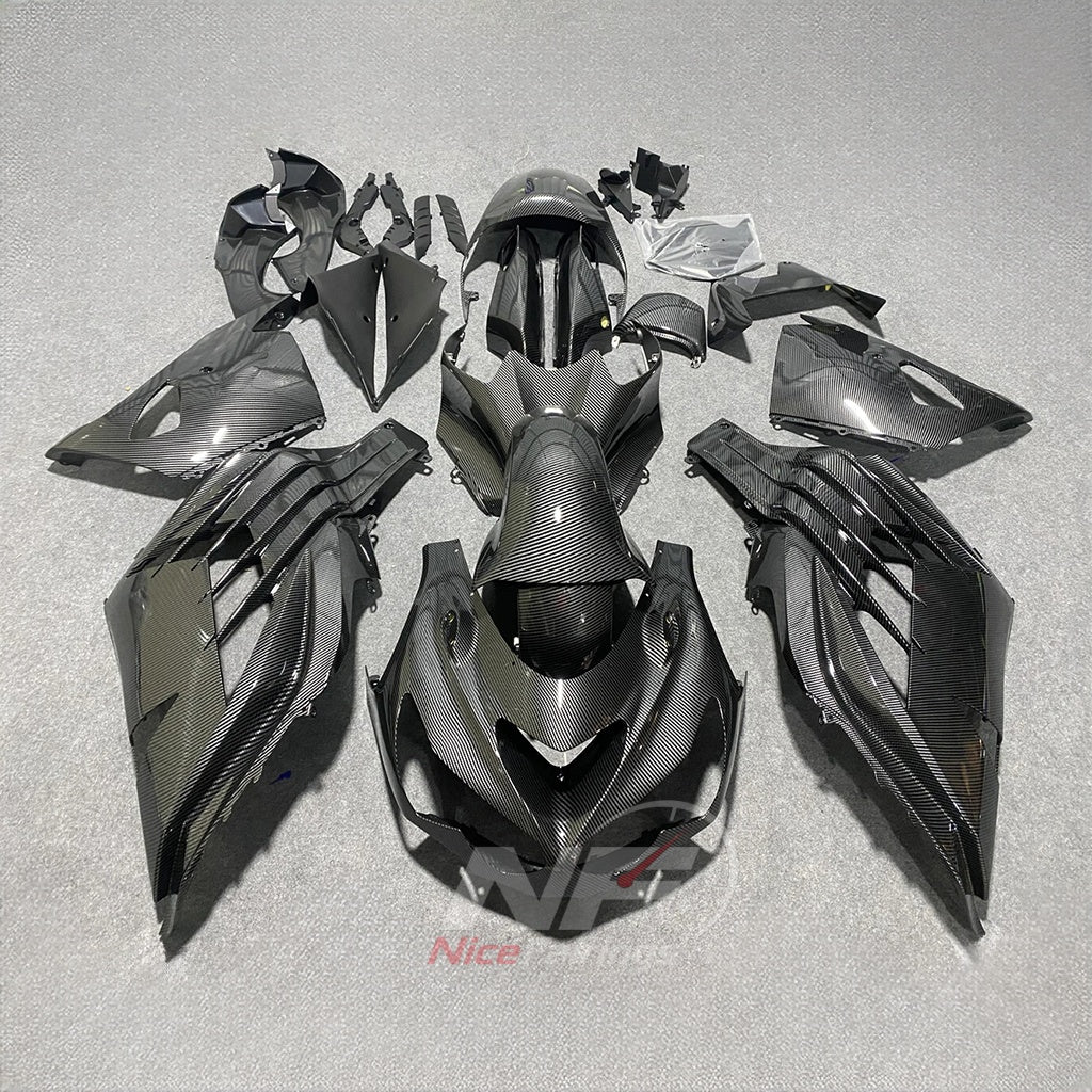 ABS Plastic Fairing Kit Fits 2012-2025 KAWASAKI Ninja ZX-14R / ZZR1400 - Graphite Gray Black Bodywork | NiceFairings - main product image
