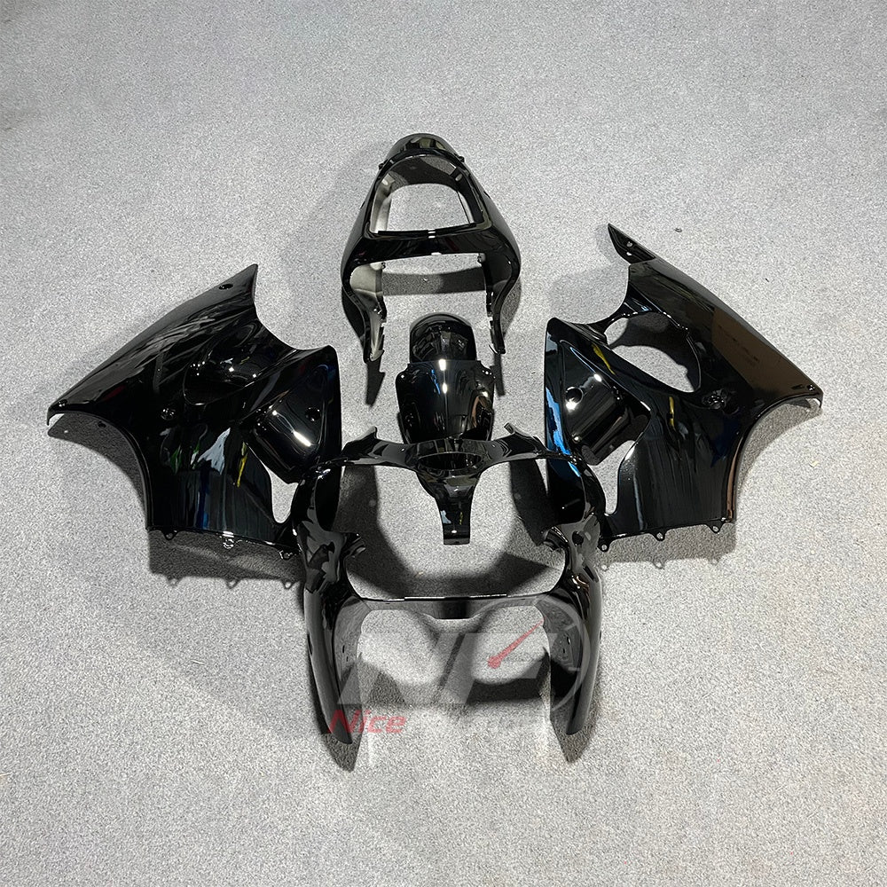 Kawasaki ZX6R 2000-2002 Black plain bodywork - front view