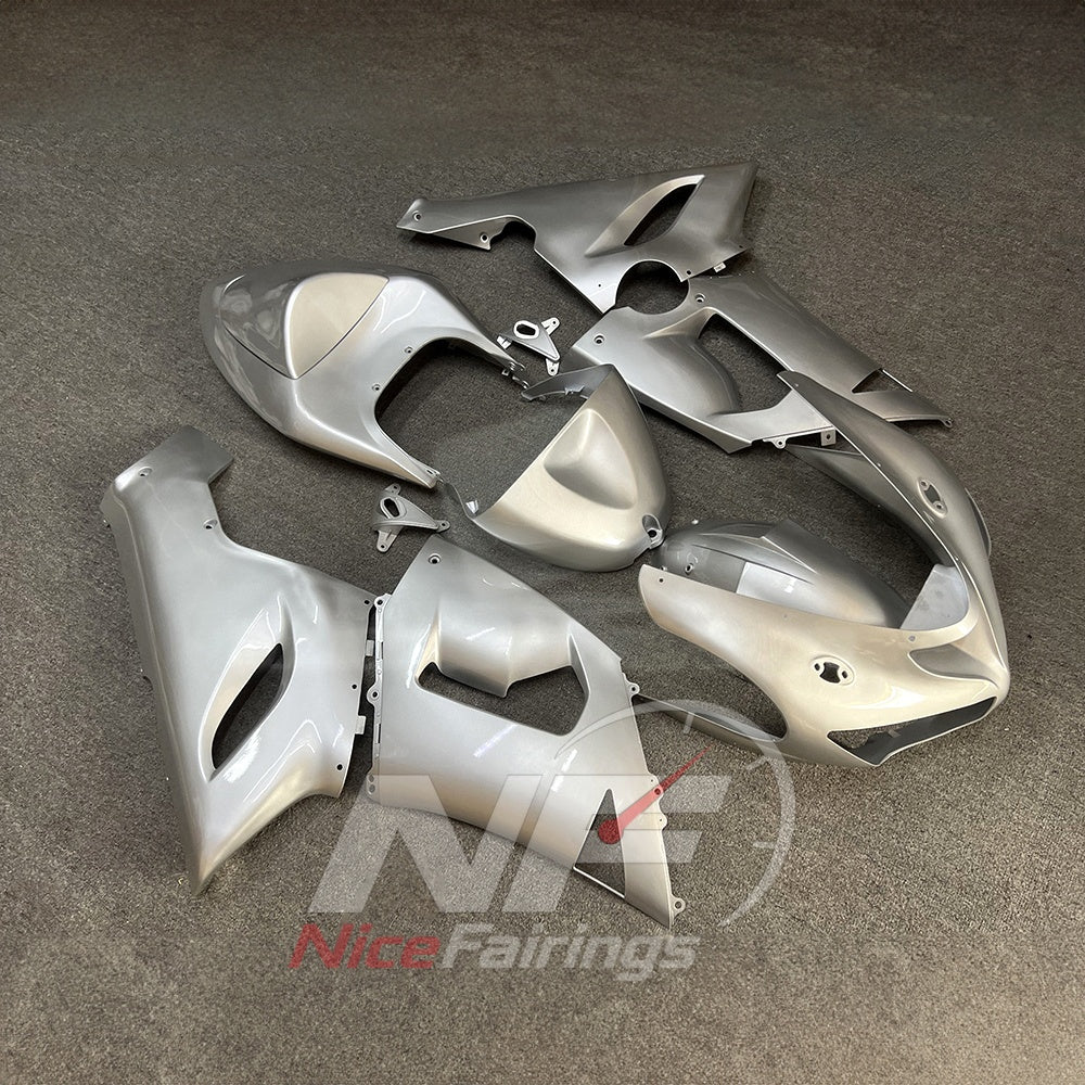 Kawasaki ZX6R 2005-2006 Pale beige bodywork - angled view