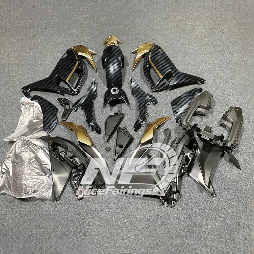 For KAWASAKI Ninja 650 ER-6F 2020-2026 Red Black Custom Painted Motorcycle Fairings Kit | NiceFairings - front angle image