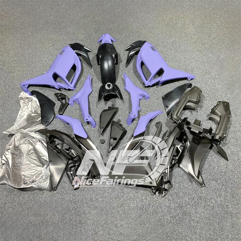 For KAWASAKI Ninja 650 ER-6F 2020-2026 Blue Black Custom Painted Motorcycle Fairings Kit | NiceFairings - front angle image