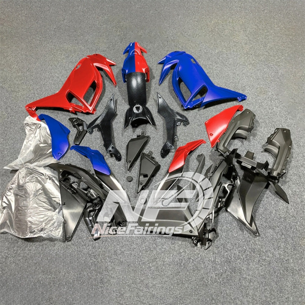 For KAWASAKI Ninja 650 ER-6F 2020-2026 Red Black ABS Fairing Kit Complete Bodywork Panels | NiceFairings - rear angle image