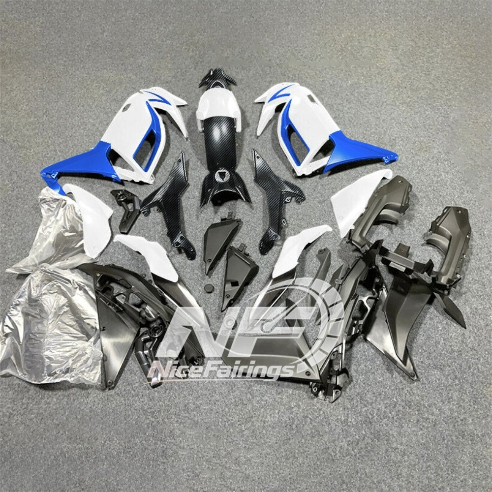 For KAWASAKI Ninja 650 ER-6F 2020-2026 Blue Black Sportbike Fairings Kit Replacement Cowling | NiceFairings - rear angle image