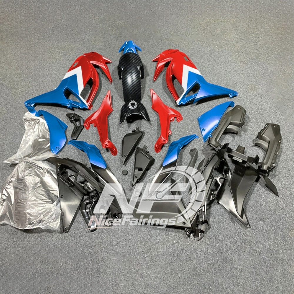 For KAWASAKI Ninja 650 ER-6F 2020-2026 Red Black Custom Painted Motorcycle Fairings Kit | NiceFairings - rear angle image