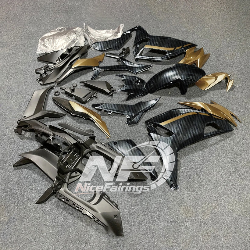For KAWASAKI Ninja 650 ER-6F 2020-2026 Red Black Custom Painted Motorcycle Fairings Kit | NiceFairings - rear angle image