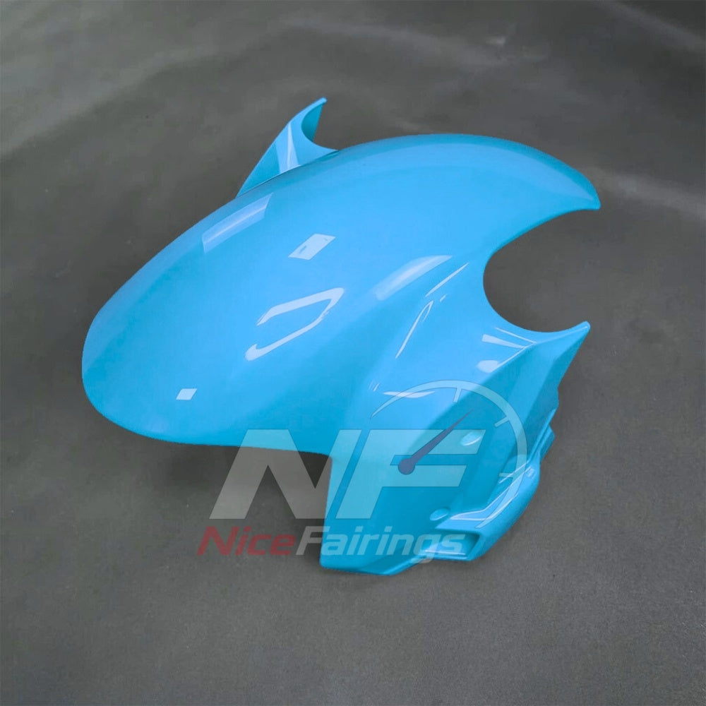 For BMW S1000RR 2025-2026 Blue Black Painted ABS Fairings with Complete Replacement Bodywork | NiceFairings - front angle image