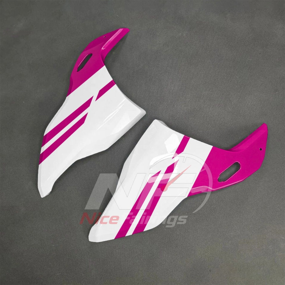 For BMW S1000RR 2025-2026 Pink Black Motorcycle Fairing Kit with Aftermarket Body Panels | NiceFairings - front angle image