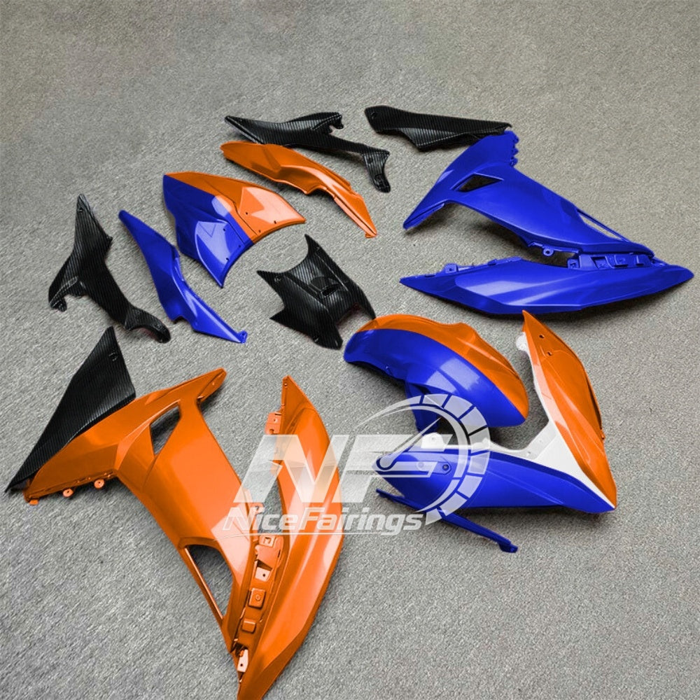 Ninja 650 ER-6F Painted Fairing Body Kit Style 16 | NiceFairings - front angle image