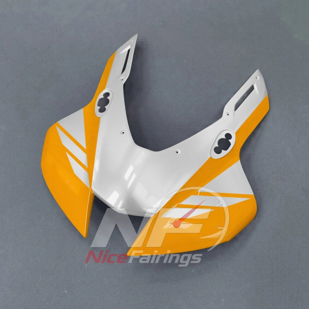 For Honda CBR1000RR-R 2024-2026 Yellow Black Custom Fairings with ABS Sportbike Plastics and Full Body Kit | NiceFairings - front angle image