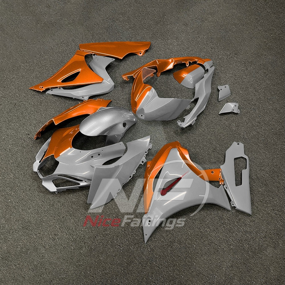 For Suzuki GSX-R1000 K17 2017-2026 K17 Custom Fairings Orange ABS Sportbike Plastics | NiceFairings - front angle image