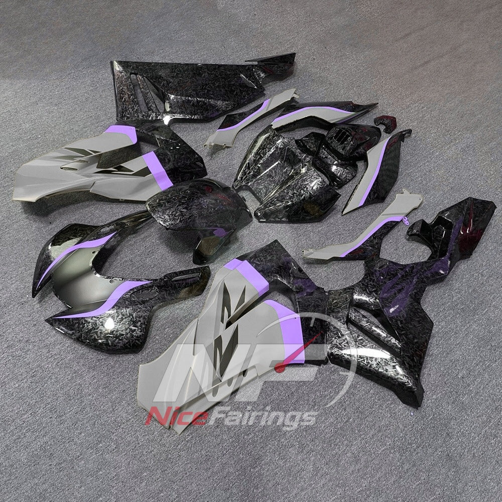 Carbon Grey Purple ABS fairing kit for Honda CBR1000RR-R 2020-2023, design AA07-P06 - image 2