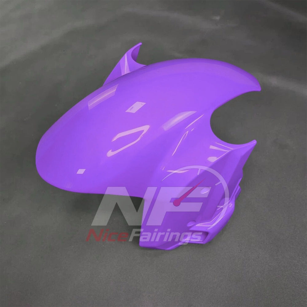 For BMW S1000RR 2025-2026 Purple Black Painted ABS Fairings with Complete Replacement Bodywork | NiceFairings - front angle image