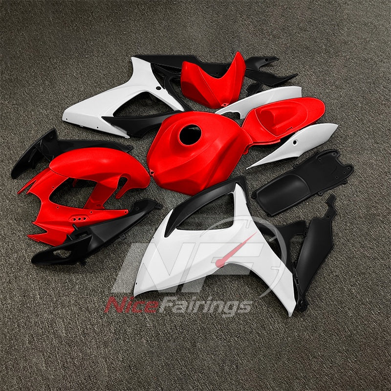 For Suzuki GSX-R600 GSX-R750 K6 2006-2007 Custom Fairings Gray ABS Sportbike Plastics | NiceFairings - front angle image