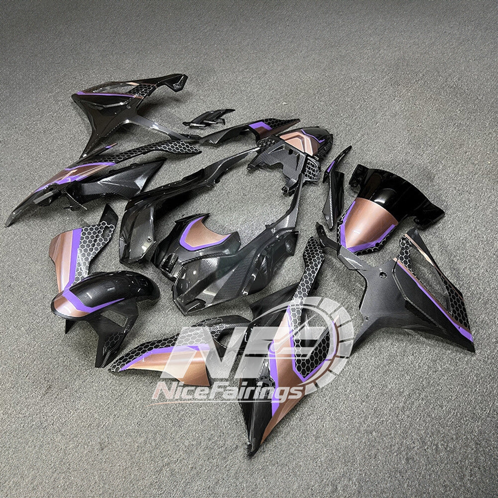 For BMW S1000RR 2019-2022 Custom Graphics Elite Edition Motorcycle Fairing Kit, Aftermarket ABS Body Panels | NiceFairings - front angle image