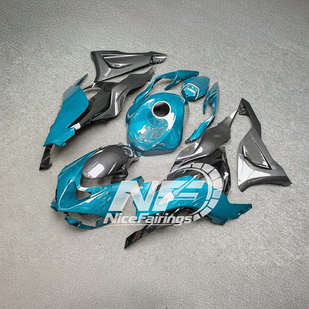 For Kawasaki Ninja ZX-6R 636 2024-2025 Custom Fairings Full Body Kit Signature Edition | NiceFairings - front angle image