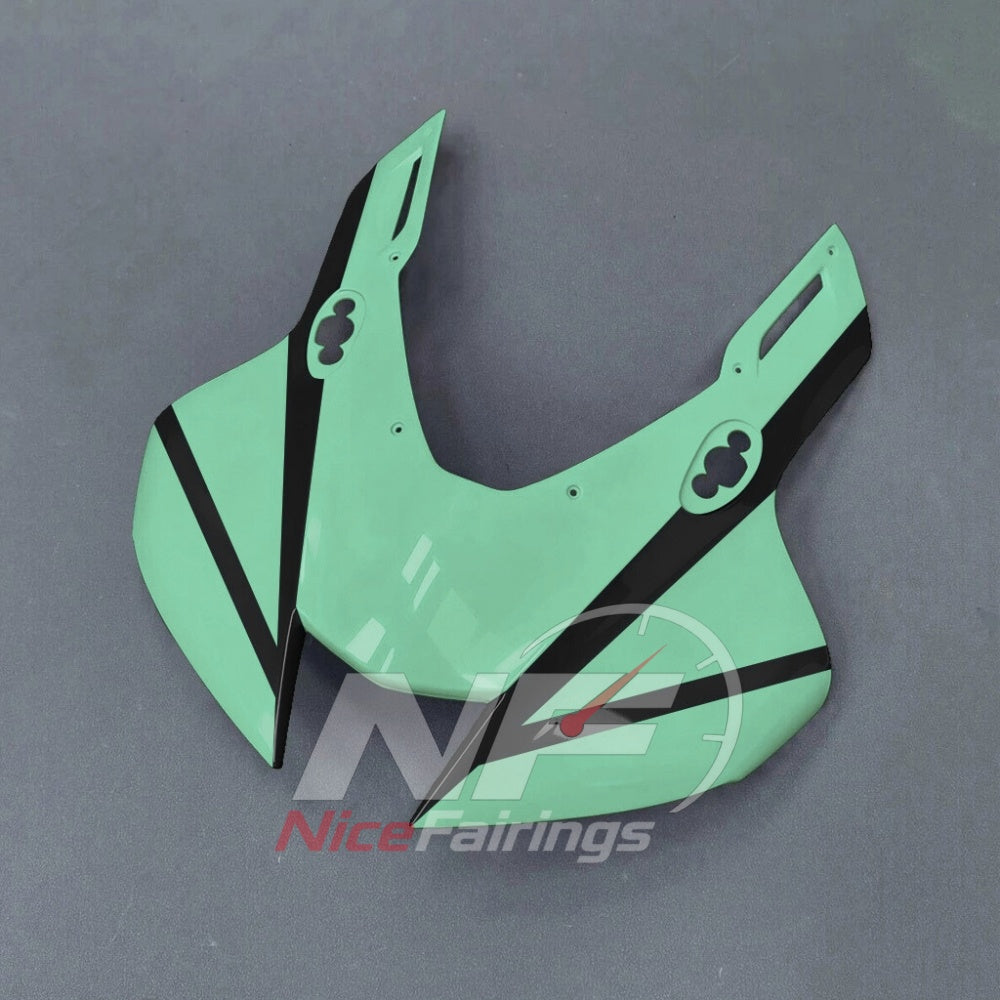 For Honda CBR1000RR-R 2024-2026 Green Black ABS Body Kit with Street and Track Fairing Panels | NiceFairings - front angle image