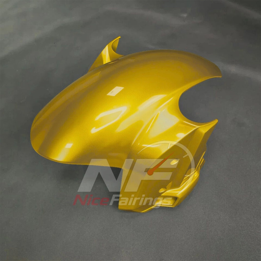 For BMW S1000RR 2025-2026 Yellow Black Painted ABS Fairings with Complete Replacement Bodywork | NiceFairings - front angle image