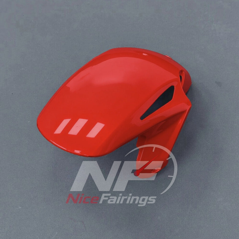 For Honda CBR1000RR-R 2024-2026 Red Black Custom Fairings with ABS Sportbike Plastics and Full Body Kit | NiceFairings - front angle image