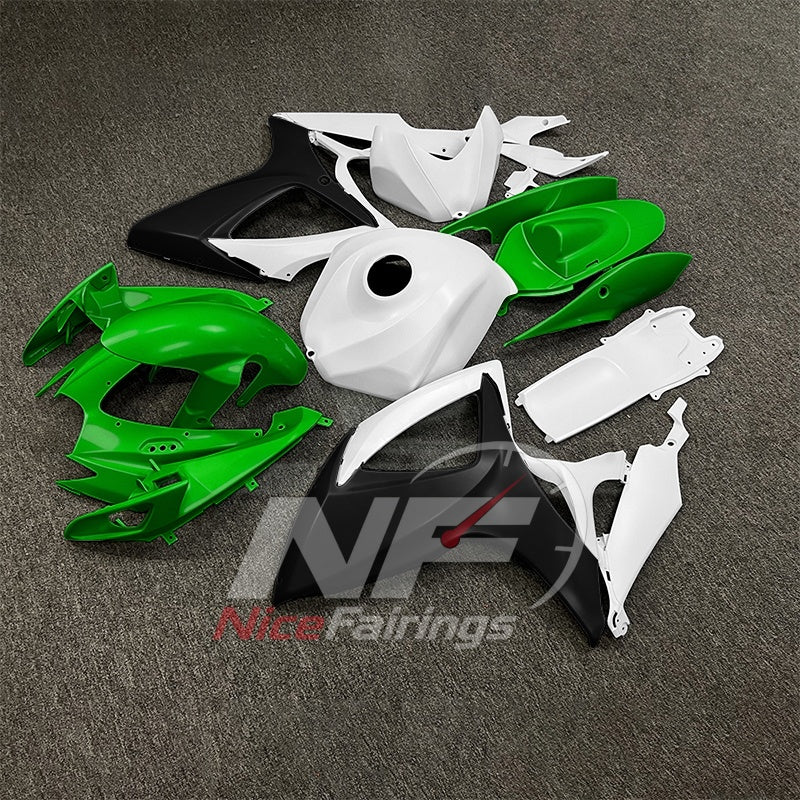 For Suzuki GSXR600 GSXR750 K6 2006-2007 ABS Fairing Kit Gray Painted Bodywork | NiceFairings - front angle image
