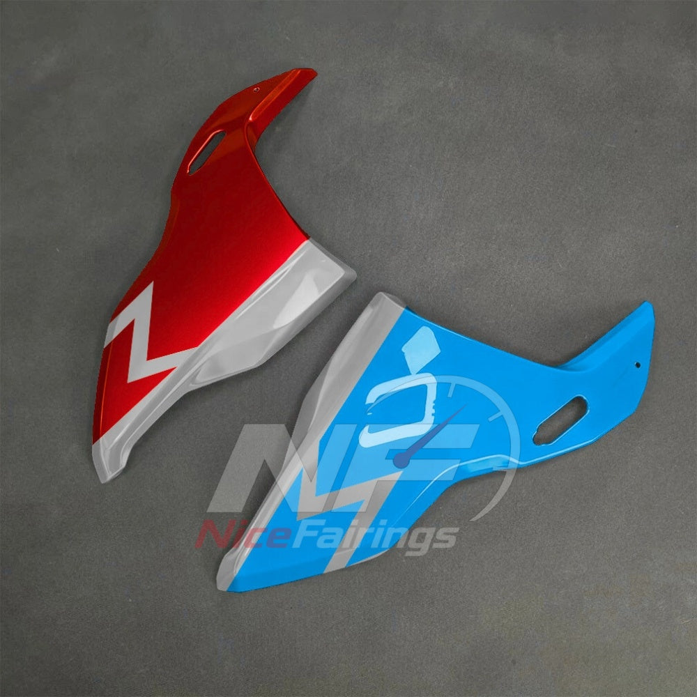 For BMW S1000RR 2025-2026 Red Black Painted ABS Fairings with Complete Replacement Bodywork | NiceFairings - front angle image