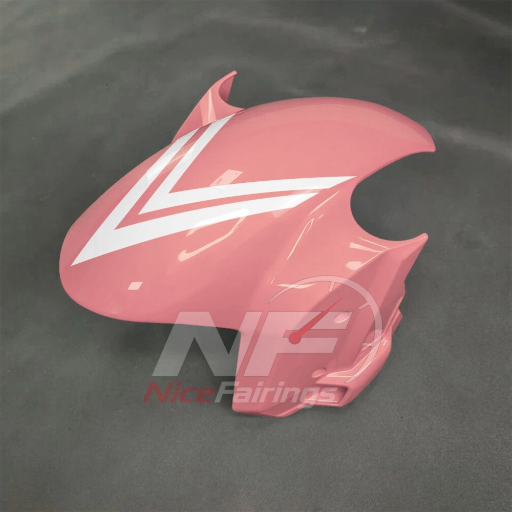 For BMW S1000RR 2025-2026 Red Black Sportbike Fairing Set with Custom Painted Plastics | NiceFairings - front angle image