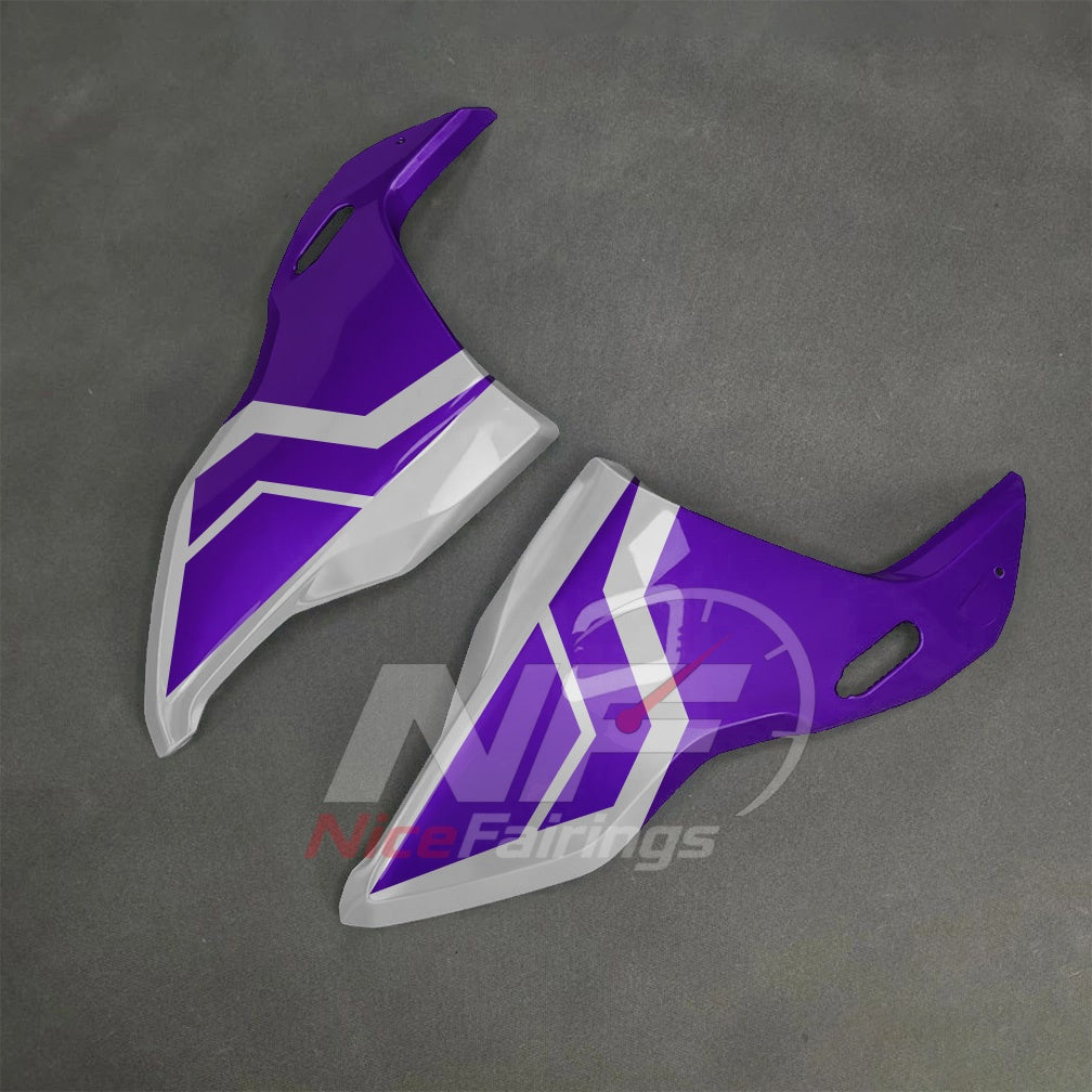 For BMW S1000RR 2025-2026 Purple Black Custom Fairings with ABS Sportbike Plastics and Full Body Kit | NiceFairings - front angle image