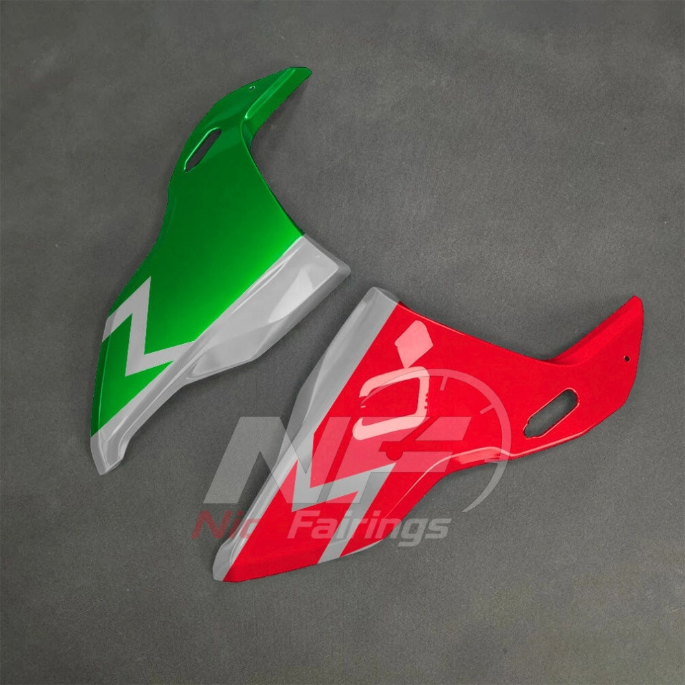 For BMW S1000RR 2025-2026 Red Black ABS Body Kit with Street and Track Fairing Panels | NiceFairings - front angle image