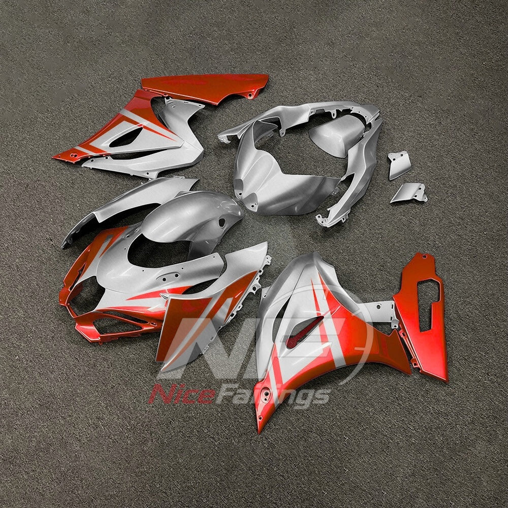 For Suzuki GSXR1000 K17 2017-2026 ABS Fairing Kit Red Black Painted Bodywork | NiceFairings - front angle image