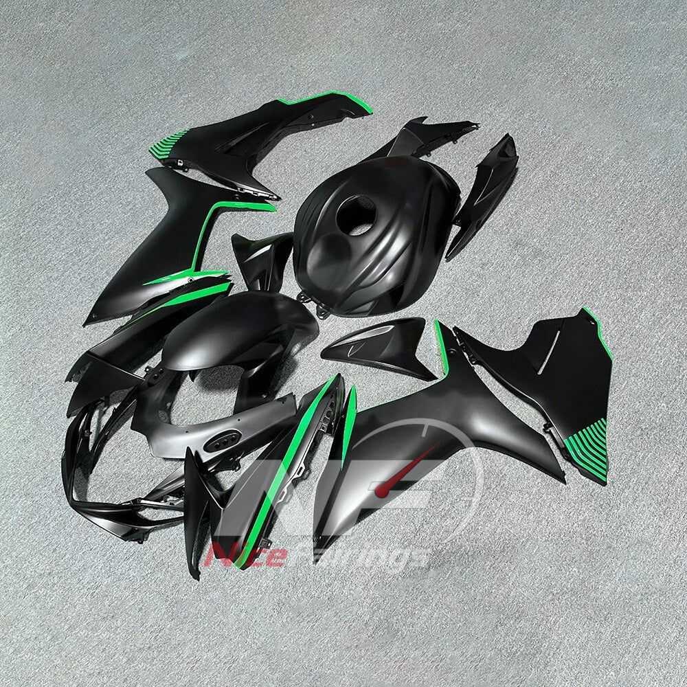 For Suzuki GSXR600 GSXR750 K11 2011-2016 Motorcycle Fairing Kit White Black Body Panels | NiceFairings - front angle image