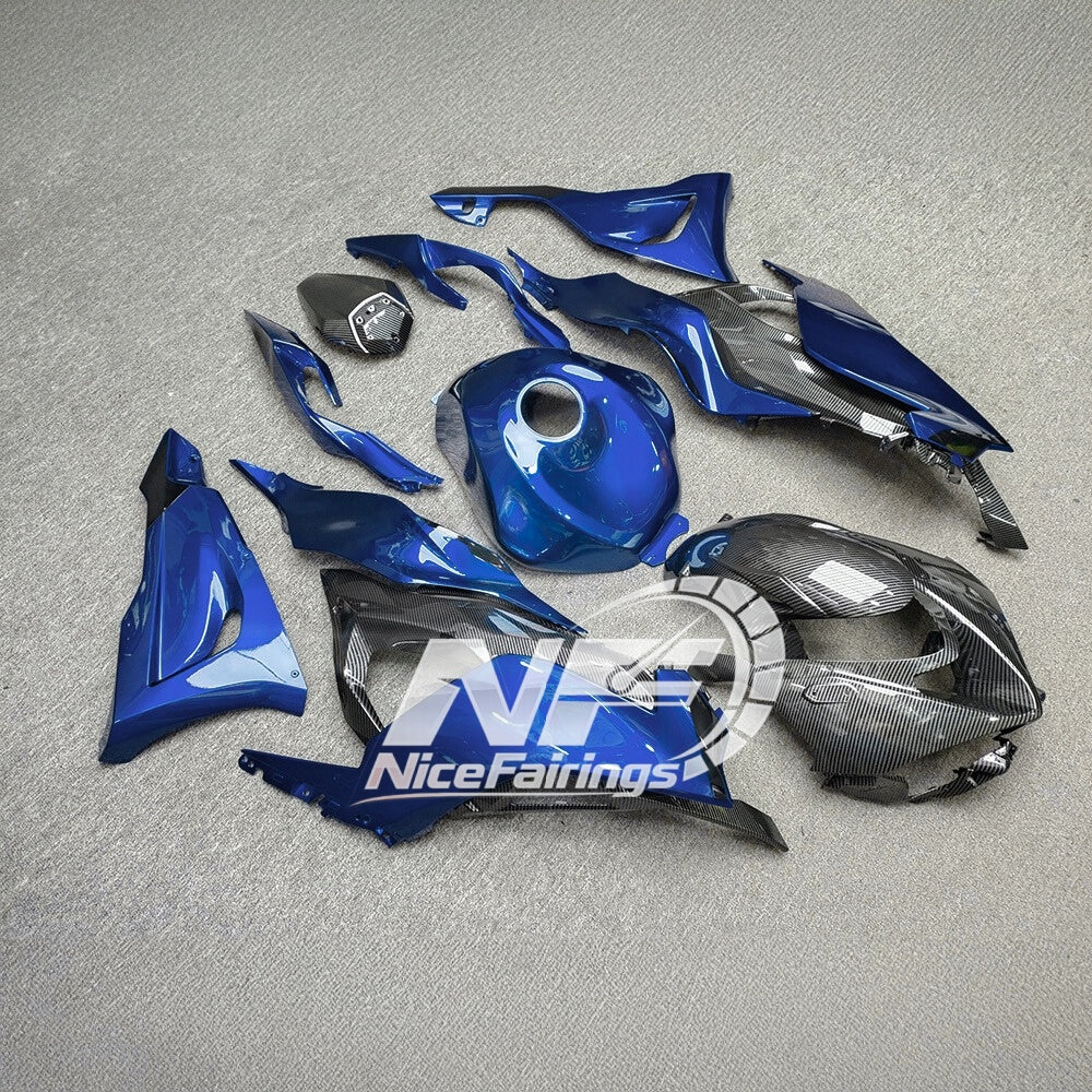 For Kawasaki ZX6R 636 Custom Painted ABS Body Kit Race Replica Premium Edition | NiceFairings - front angle image