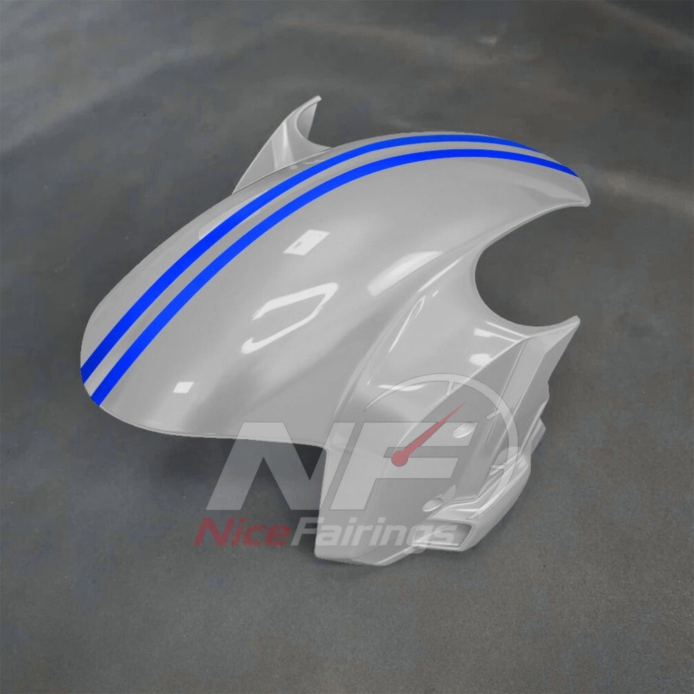 For BMW S1000RR 2025-2026 Blue Black ABS Fairing Kit with Painted Bodywork and Replacement Panels | NiceFairings - front angle image
