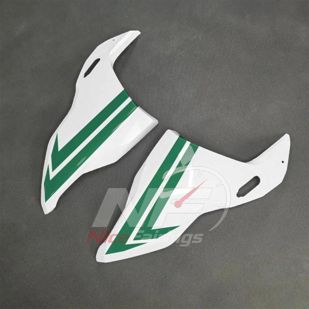 For BMW S1000RR 2025-2026 Green Black Custom Fairings with ABS Sportbike Plastics and Full Body Kit | NiceFairings - front angle image