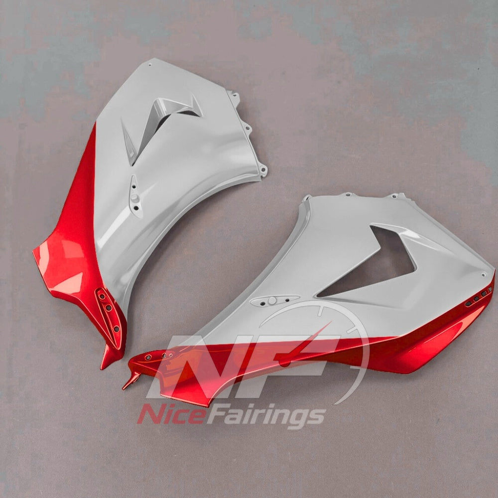For Honda CBR1000RR-R 2024-2026 Red Black ABS Body Kit with Street and Track Fairing Panels | NiceFairings - front angle image