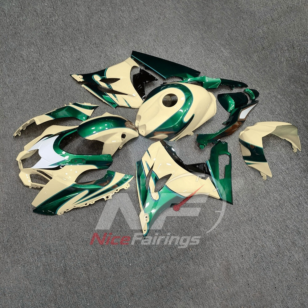 For Suzuki GSXR1000 K17 2017 2018-2026 Motorcycle Fairing Kit Yellow Black Body Panels | NiceFairings - front angle image