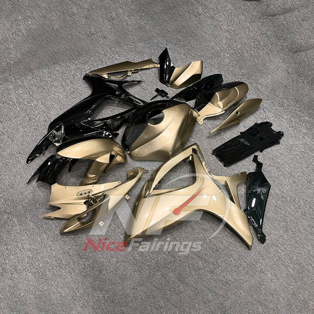 For Suzuki GSX-R600 GSX-R750 K6 2006-2007 Custom Fairings Gray ABS Sportbike Plastics | NiceFairings - front angle image