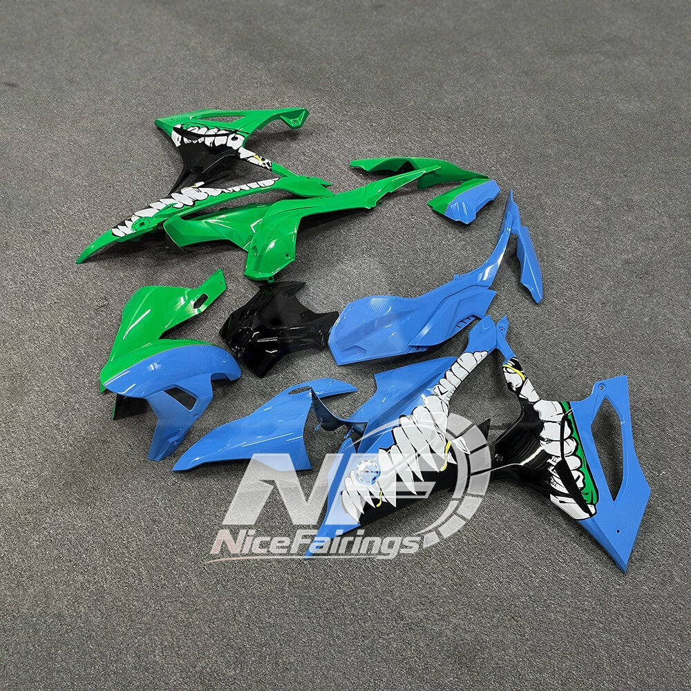 For BMW S1000RR 2019-2022 Street Bodywork Tank Cover ABS Fairing Kit, Custom Painted Motorcycle Bodywork | NiceFairings - front angle image