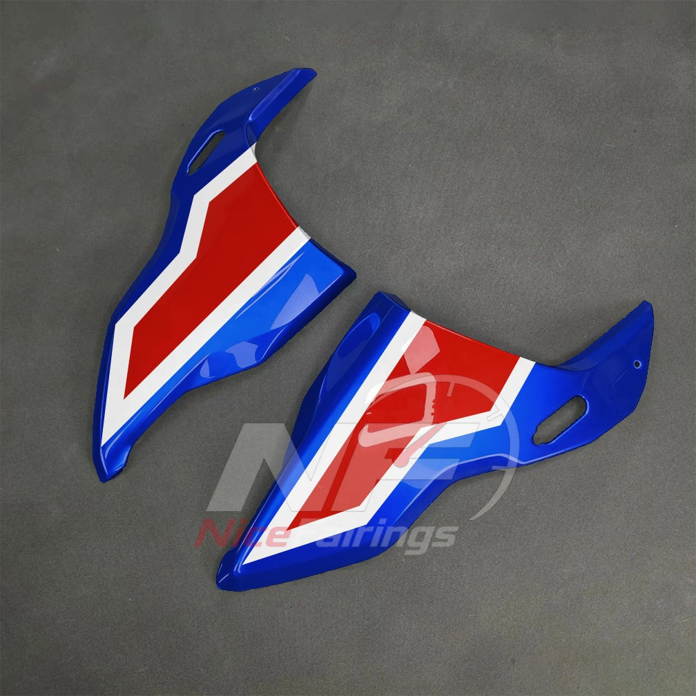 For BMW S1000RR 2025-2026 Blue Black Painted ABS Fairings with Complete Replacement Bodywork | NiceFairings - front angle image
