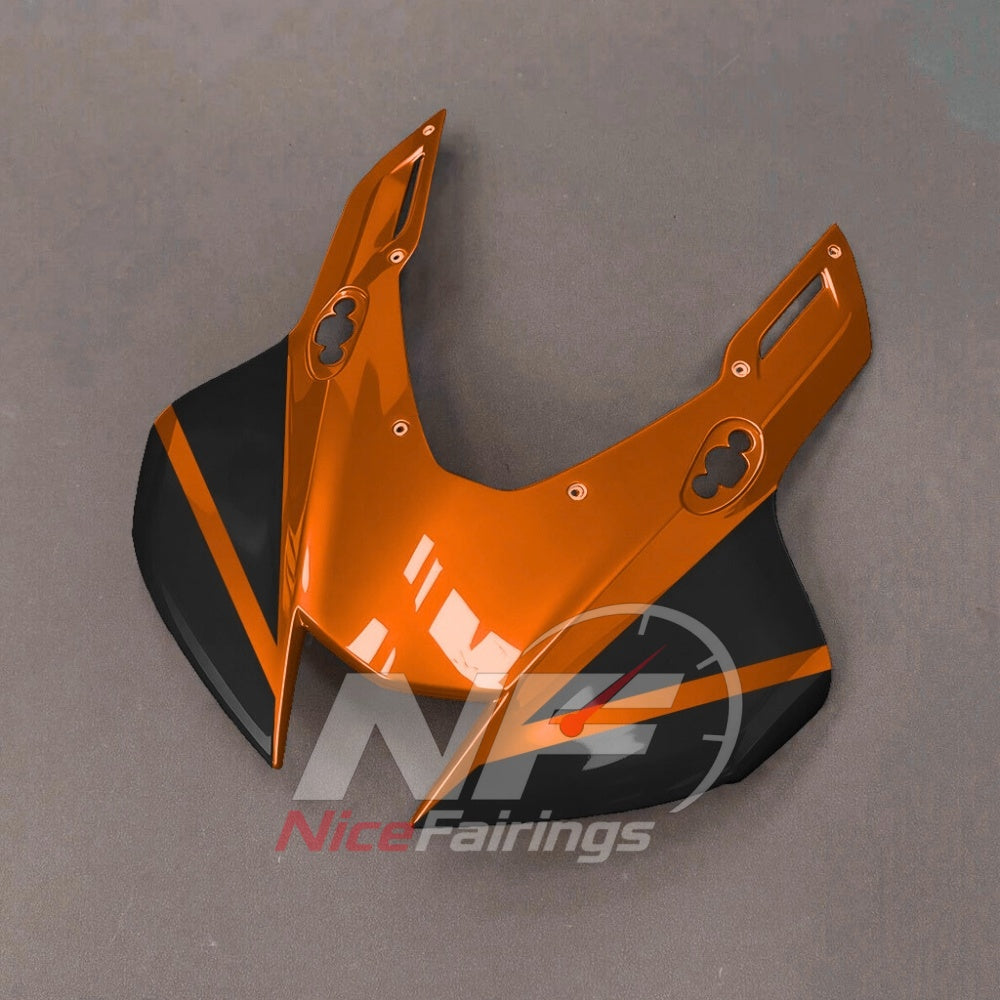 For Honda CBR1000RR-R 2024-2026 Orange Black Painted ABS Fairings with Complete Replacement Bodywork | NiceFairings - front angle image