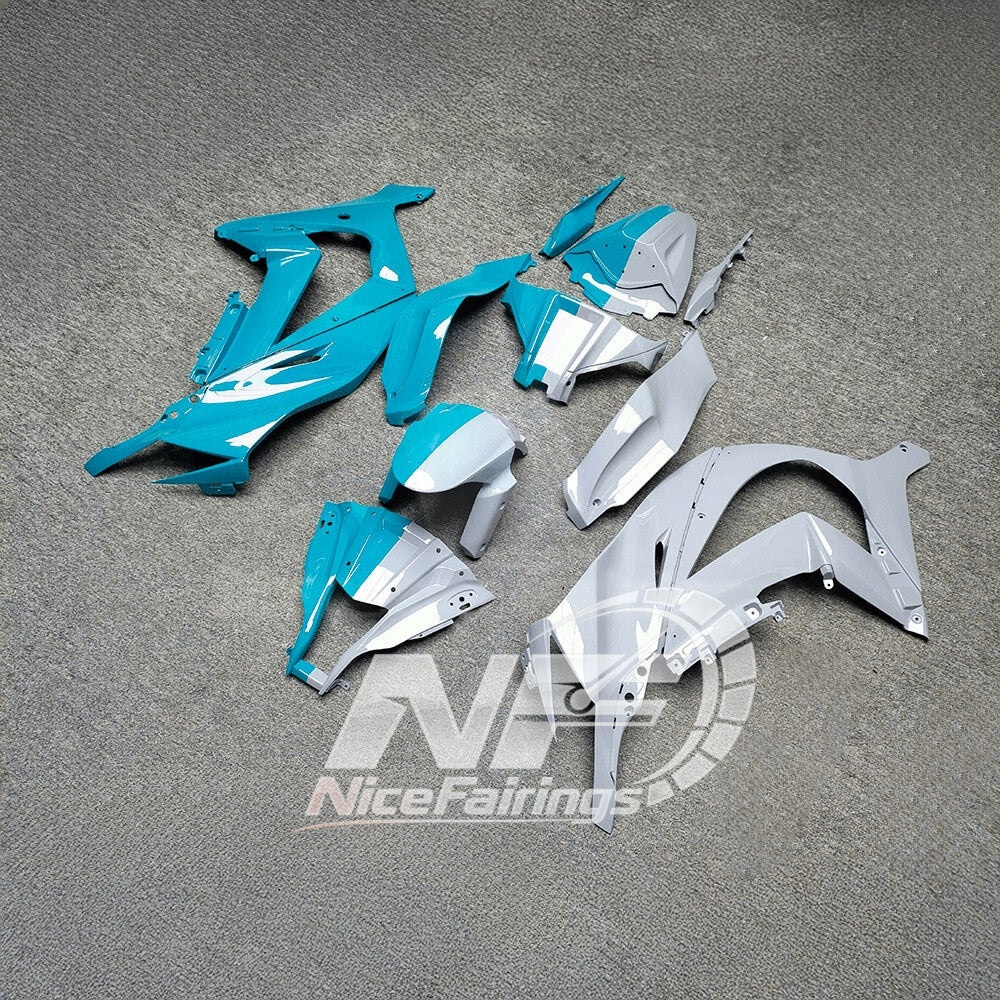 For KAWASAKI Ninja ZX10R 2011-2015 Complete Fairing Set | NiceFairings - front angle image