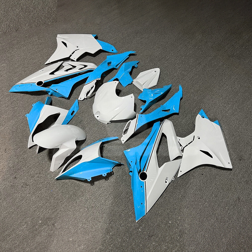 For BMW S1000RR 2017-2018 Gloss Black Standard No Tank Cover Sportbike Fairings, Custom ABS Bodywork And Replacement Plastics | NiceFairings - front angle image