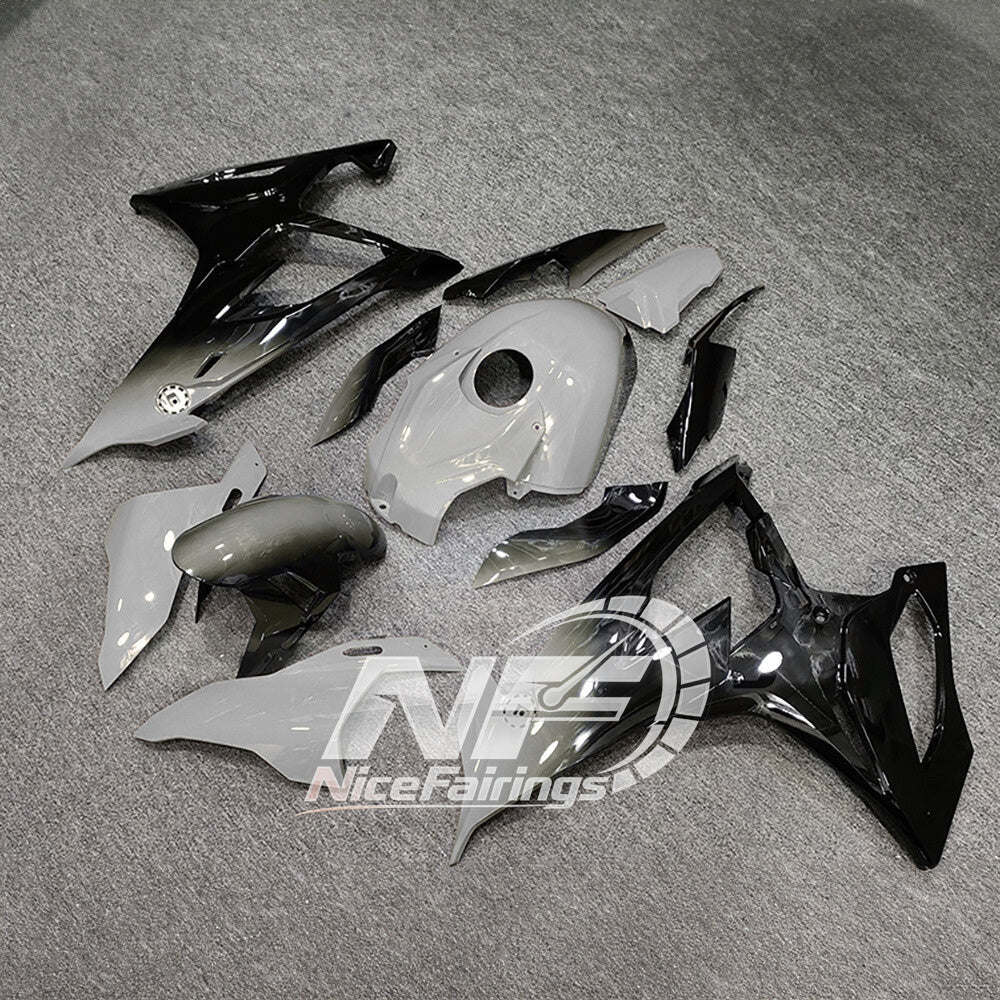 For BMW S1000RR 2019-2022 Carbon Look Premium Edition Full Fairing Kit, Painted ABS Motorcycle Plastics | NiceFairings - front angle image