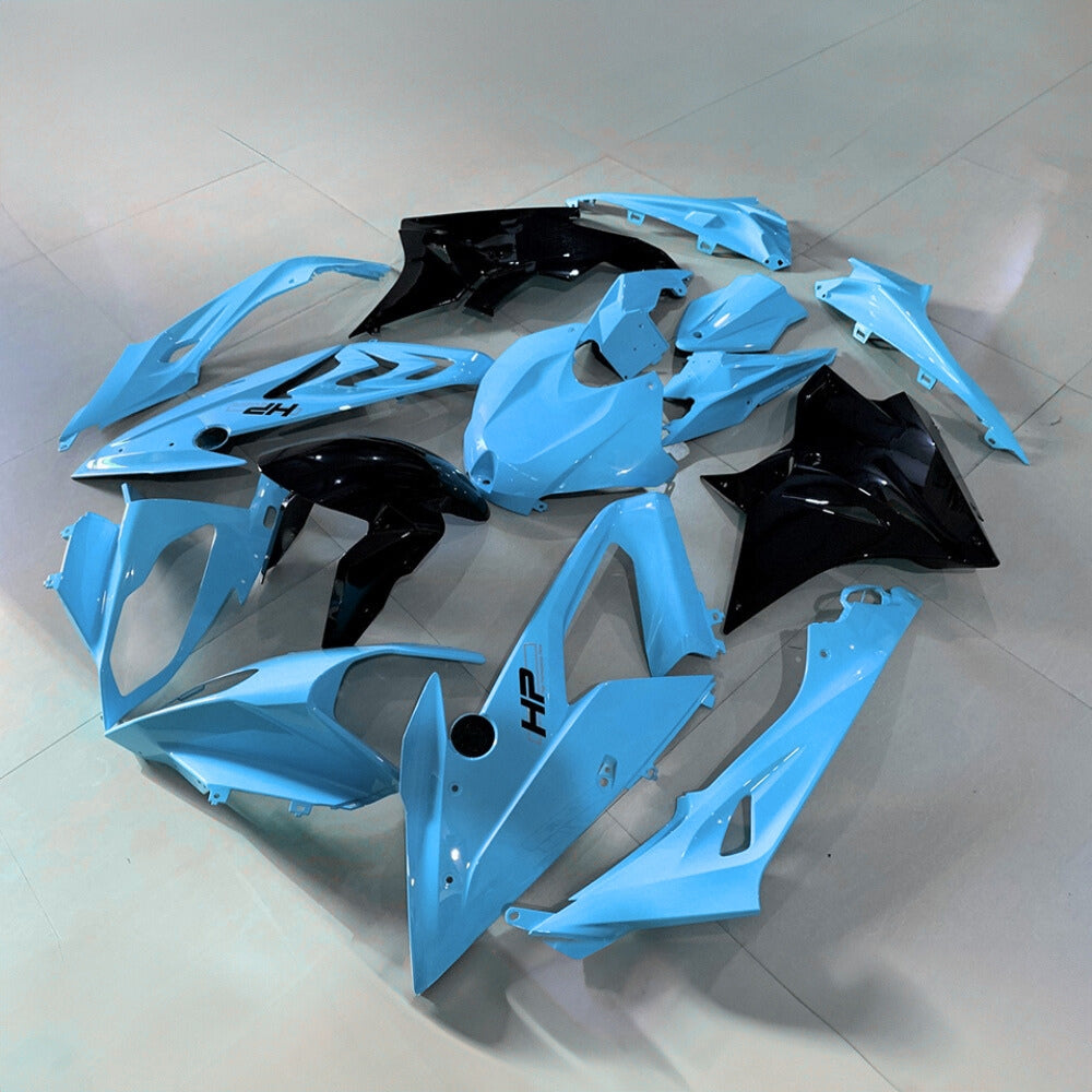 For BMW S1000RR 2017-2018 Full Body Kit Standard No Tank Cover Custom Fairings, ABS Replacement Plastics Full Body Kit | NiceFairings - front angle image