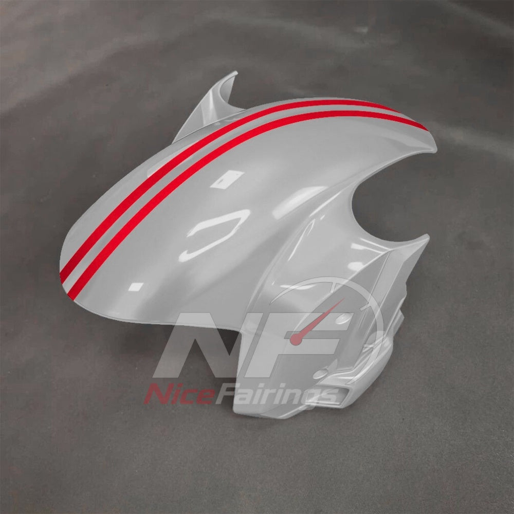 For BMW S1000RR 2025-2026 Red Black ABS Body Kit with Street and Track Fairing Panels | NiceFairings - front angle image