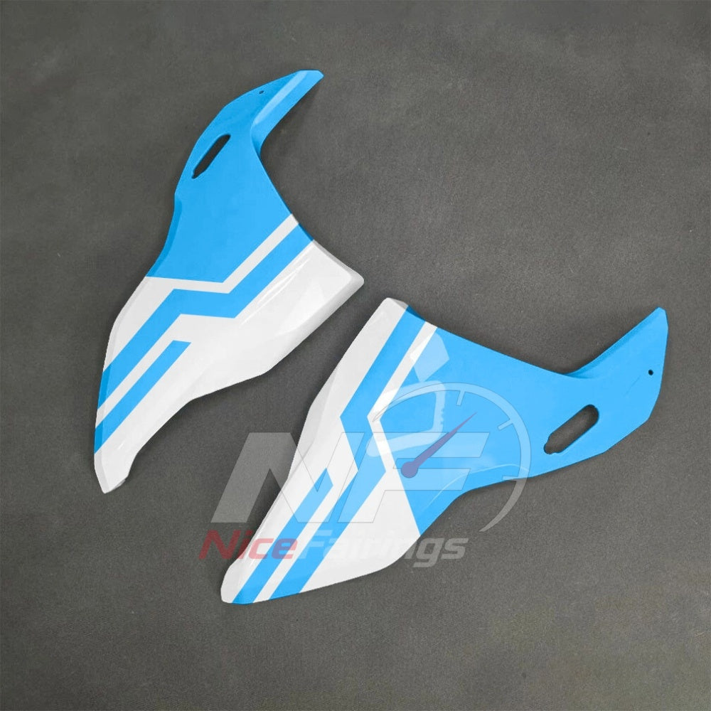 For BMW S1000RR 2025-2026 Blue Black Painted ABS Fairings with Complete Replacement Bodywork | NiceFairings - front angle image